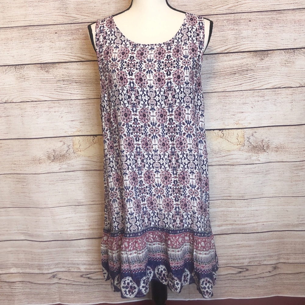 Umgee Boho Floral Dress/Tunic size L